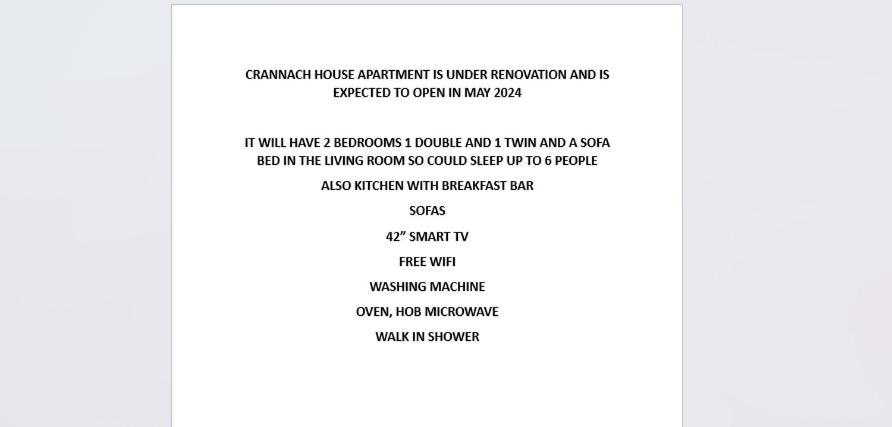Crannach House Apartment Ballater Exteriör bild